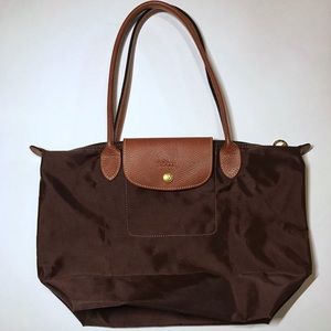 Longchamp Le Pliage Tote Chocolate Brown Small